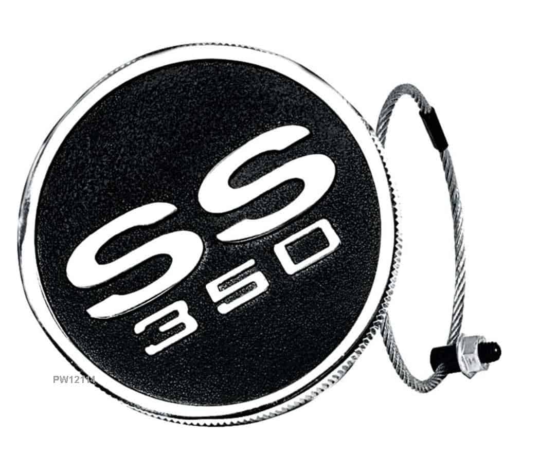 Fuel Cap: Camaro SS 350 - 67-68